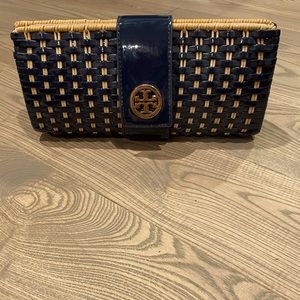 Tory Burch Woven Clutch